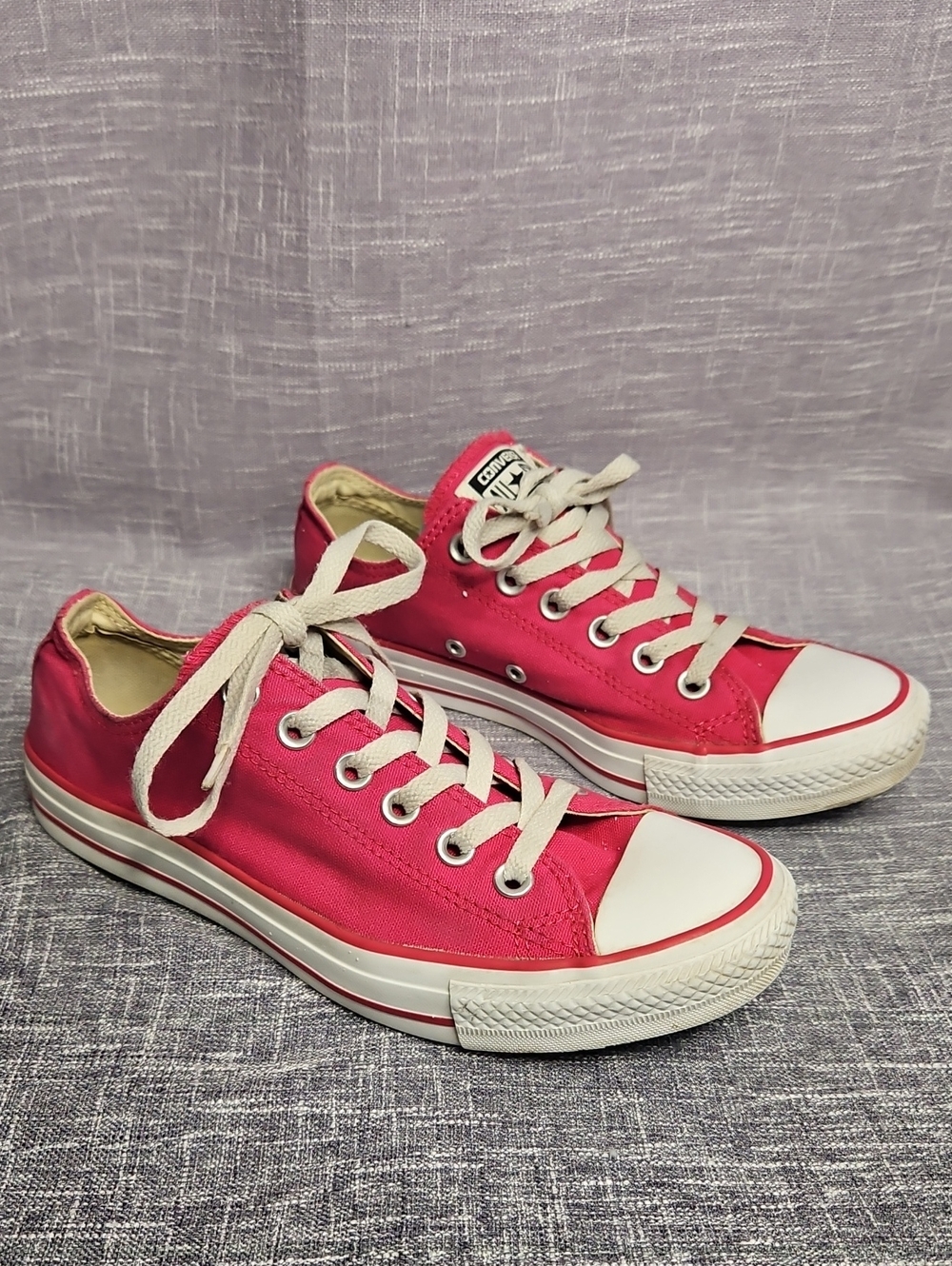 Converse Chuck Taylor All Star Low Top Sneakers Pink Canvas